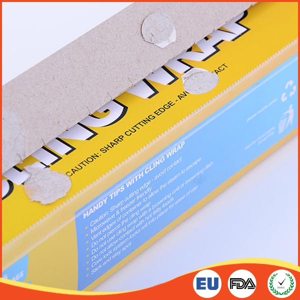 Food Safe Kitchen PE Cling Film Wrap Jumbo Roll For Food Packaging