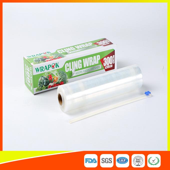 Microwave Safe Food Wrapping Catering Foil And Cling Film With Cutter