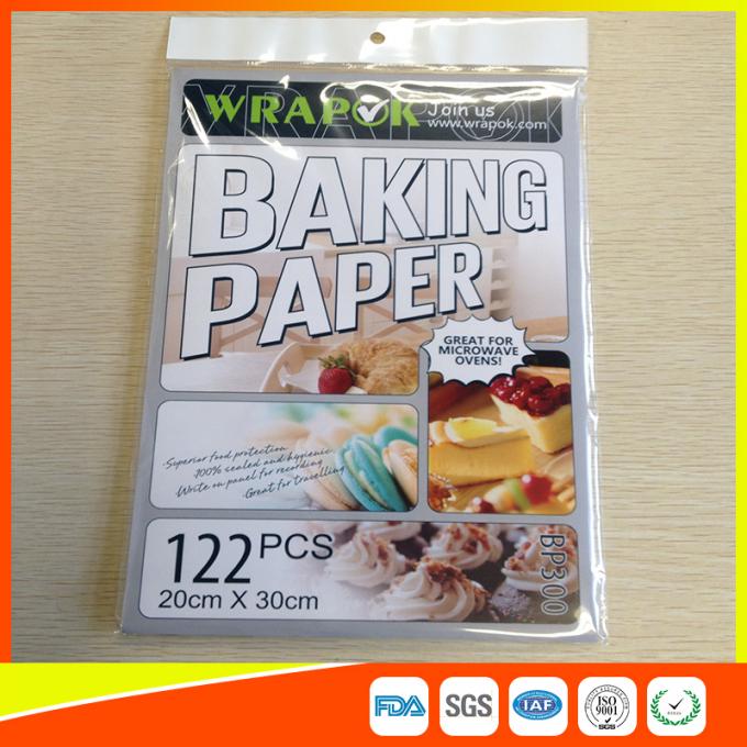 Wrapok Baking Parchment Paper Sheets 7.9" X 12" , Pre Cut Parchment