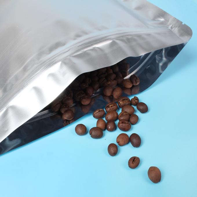 Heat Seal Coffee Packaging Bags Food Grade Side Aluminum Foil Coffee