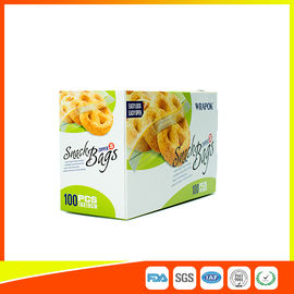 China Easy Open Ziplock Snack Bags Resealable For Food Packaging 16*10 Cm supplier