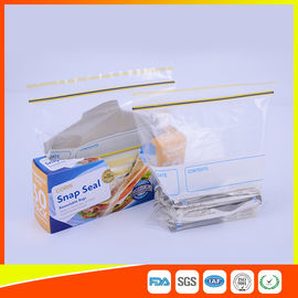 China Airtight Transparent Ziplock Snack Bags For Food Packing Customized Size supplier