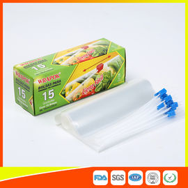 China Small Recycled Transparent Plastic Airtight Food Storage Bags With Slider Zipper supplier