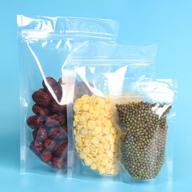 China Clear Reclosable Stand Up Ziplock Bags Plastic Seal Zip Lock Bags Poly Bag supplier