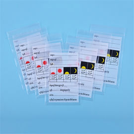 Custom Printed Ziplock Pill Bags , Small Ziplock Pouches For Medicine Storage