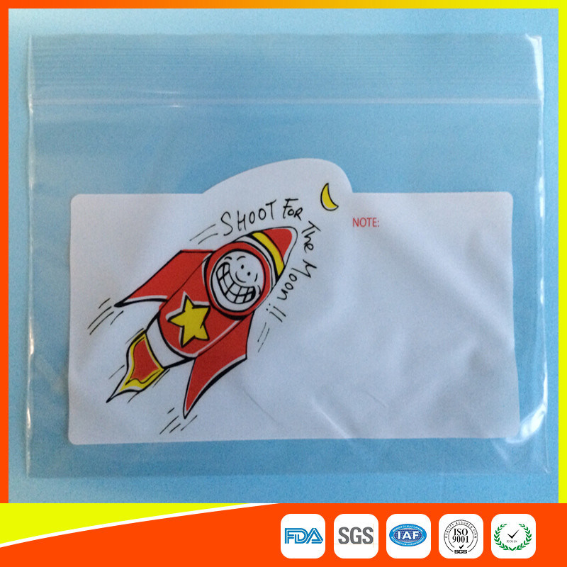Multi Color PE Custom Printed Ziplock Bags Resealable For Grocery Packing
