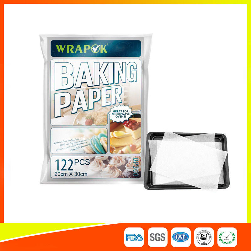 Wrapok Baking Parchment Paper Sheets 7.9" X 12" , Pre Cut Parchment
