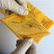 Laboratory Biohazard Specimen Transport Bags Reclosable 3/4 Layer Yellow Color supplier