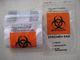 Reclosable Biohazard Specimen Transport Bags with Destroyable Biohazard Symbol supplier