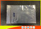 OEM Resealable Clear PE Zip Lock Plastic Bags And Top Lip With Eco - Mark supplier