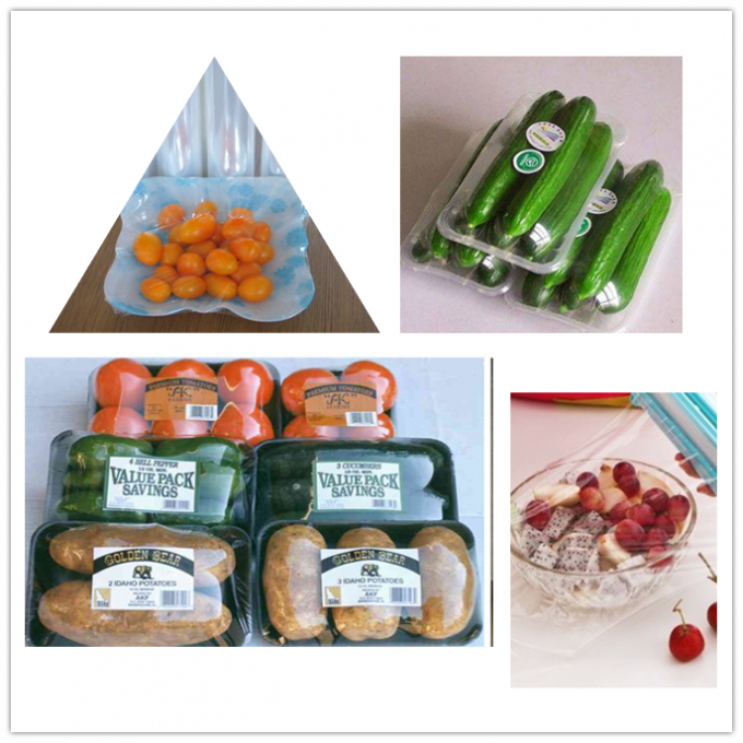 Household Good Sticky Pe Cling Film Transparent Clear Custom Length Of Roll