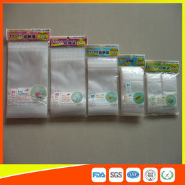 China Resealable Clear Packing Ziplock Bags , Grip Seal Strong Ziplock Bags For Packing supplier