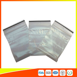 China Transparent Strong Packing Ziplock Bags , Airtight Storage Bags Plastic LDPE supplier