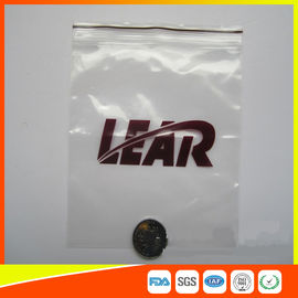 China PVC Poly Plastic Packing Ziplock Bags Waterproof  Resealable With Zipper supplier