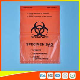 China LDPE Clear Zip Seal Specimen Transport Bags Recycled Eco Friendly OEM Acceptable supplier