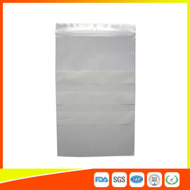 China Reclosable Clear Industrial Ziplock Bags For Earrings Jewelry With Write On Panel supplier