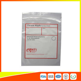 China Plastic Resealable Ziplock Sample Bags , Zip Top Storage Bags LDPE Material supplier