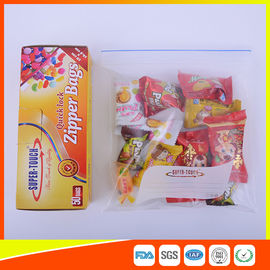 China Resealable Clear Ziplock Snack Bags For Food Packaging Eco Friendly supplier