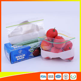 China LDPE Transparent Resealable Press Zip Snack Ziplock Bags Air Proof For Packaging supplier