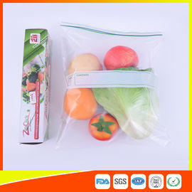 China Custom Freezer Zip Lock Bags Anti Moisture , Resealable Zipper Food Storage Bags supplier
