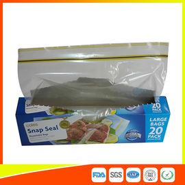 China Snap Seal Reusable Sandwich Bags For Coles Supermarket Large Size 35*27cm supplier