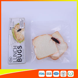 China Ziplock Airtight Plastic Sandwich Bags Transparent Eco Friendly Custom Printed supplier