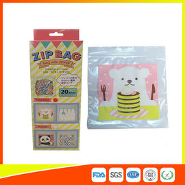 China Cartoon Custom Printed Resealable Bags With Zipper Top For Food / Candy / Cookies supplier