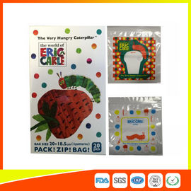 China Colorful Custom Printed Ziplock Bags Recyclable For Cosmetic / Food Packing supplier