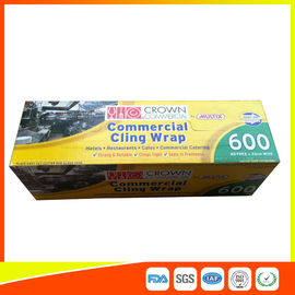 China Commercial Wrapping Catering Cling Film 45cm Roll / Cooking Film Wrap For Kitchen supplier