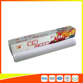 China Clear Food Packaging Plastic Cling Film Roll Microwave Safe Eco Friendly supplier