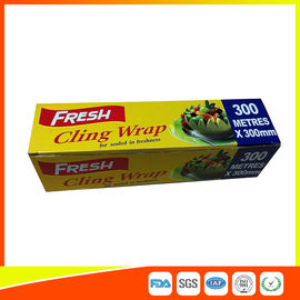 China Soft Heat Resistant PE Catering Cling Film , Cooking Biodegradable Cling Wrap supplier