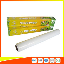 China Safety Transparent PE Plastic Food Wrap Cling Film Commercial Grade supplier