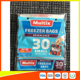 China Microwave Safe Freezer Zip Lock Bags For Supermarket / Household Used supplier