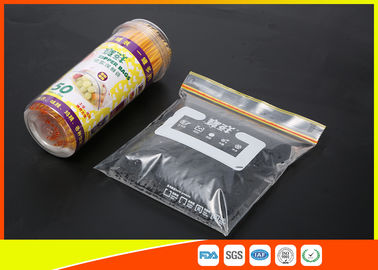 China  High Clarity Resealable Resealable Freezer Zip Lock Bags For Frozen Food supplier