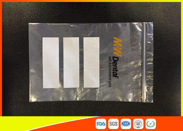 China Ldpe Plastic Resealable Industrial Ziplock Bags With Pouch Used For Chemical Industry supplier