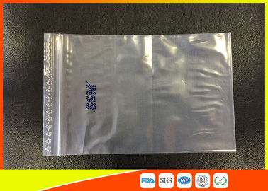 China OEM Resealable Clear PE Zip Lock Plastic Bags And Top Lip With Eco - Mark supplier