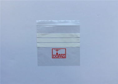 China FDA Food Grade Transparent Degradable Zip Lock Bags With Write - On Area supplier