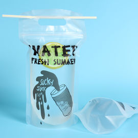 China Reusable Stand Up Ziplock Bags / Liquid Resealable Stand Up Pouches supplier