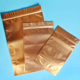 China Plastic Zipper Coffee Packaging Bags , Three Layer Laminated Aluminium Bag For Tea supplier