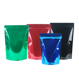 China Green Tea / Instant Coffee Packaging Bags , Coffee Pouch Bags Blue Green Black supplier
