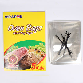 China High Temperature Resistant Plastic Oven Bags For Cooking , Oven Bag Chicken Use supplier