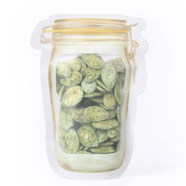 China Household Use Plastic Stand Up Zipper Bags For Mason Jar Food Package supplier