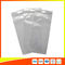 Transparent Industrial Ziplock Bags Plastic LDPE Resealable With Handle Hole / Hanger supplier