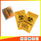Laboratory Biohazard Specimen Transport Bags Reclosable 3/4 Layer Yellow Color supplier