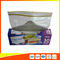 Supermarket Reuseable Plastic Clear Sandwich Bags Zipper Top 22 * 25cm supplier