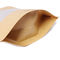 Custom Resealable Kraft Paper Coffee Packaging Bags Ziplock Food Bag Pouch supplier